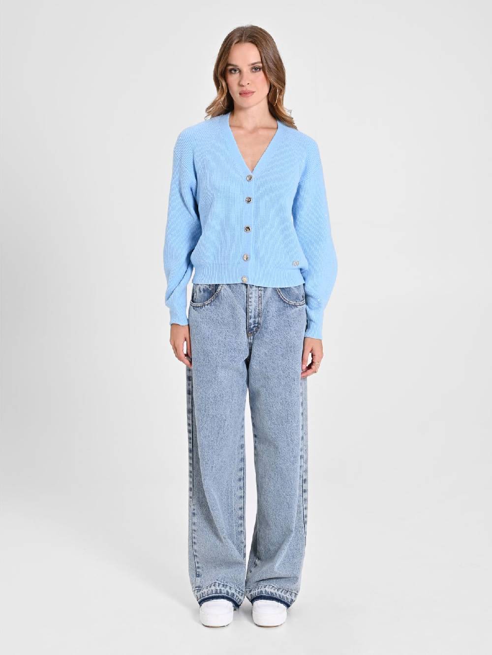 Rinascimento Cardigan Azzurro Promozione