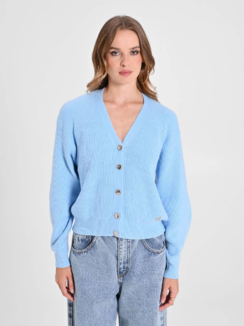 Rinascimento Cardigan Azzurro Promozione