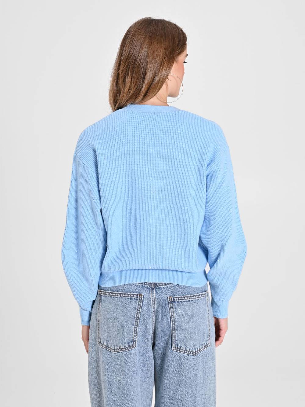 Rinascimento Cardigan Azzurro Promozione