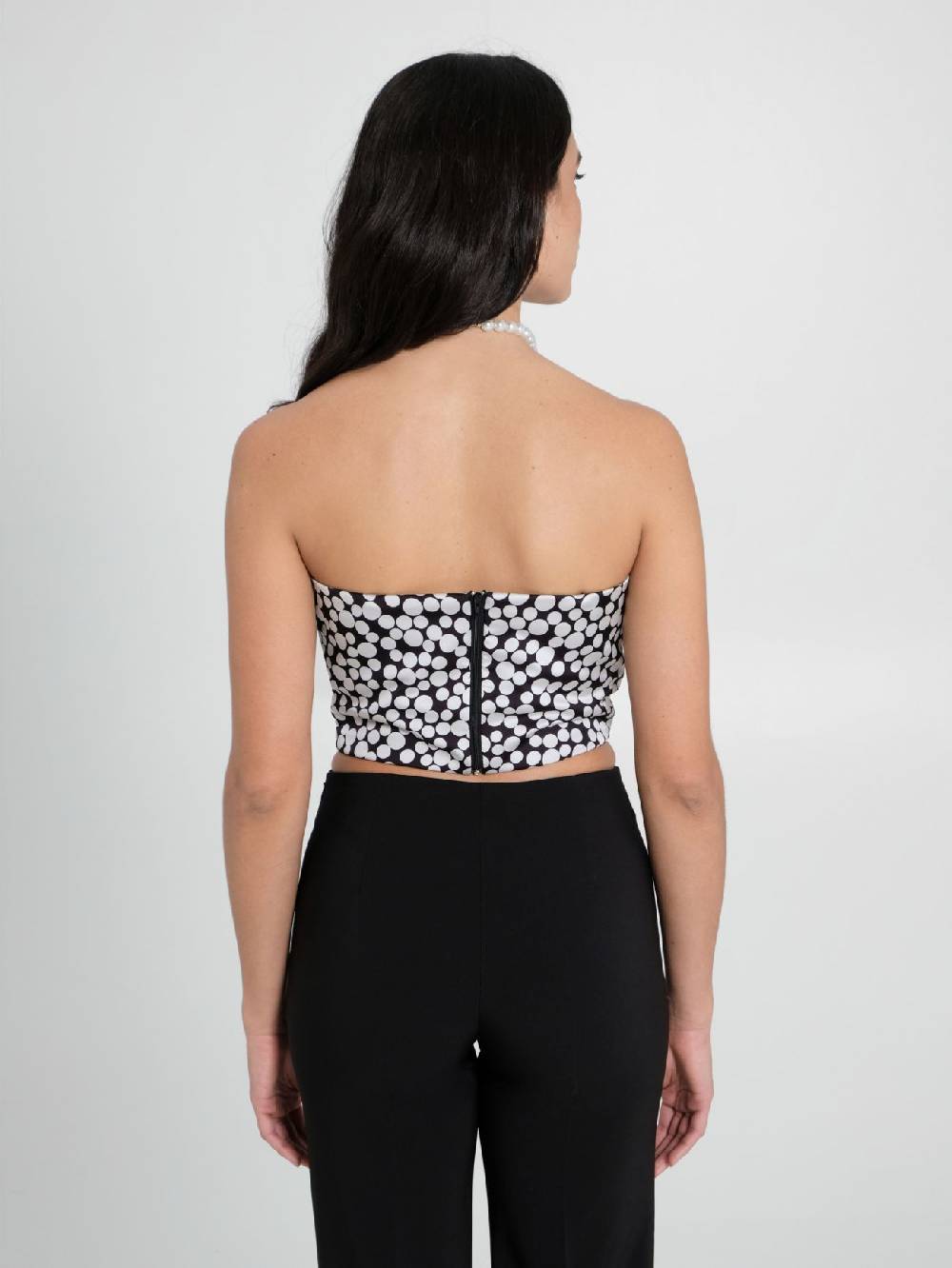 Rinascimento Top Bustier Pois Sconto