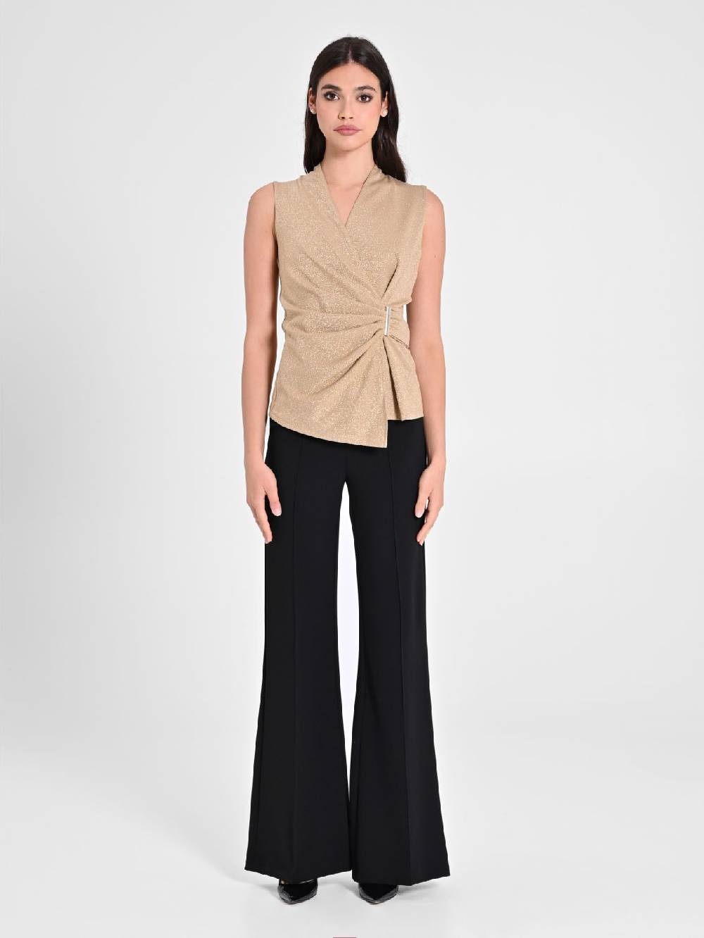 Rinascimento Top in Lurex Oro Vendita Economica