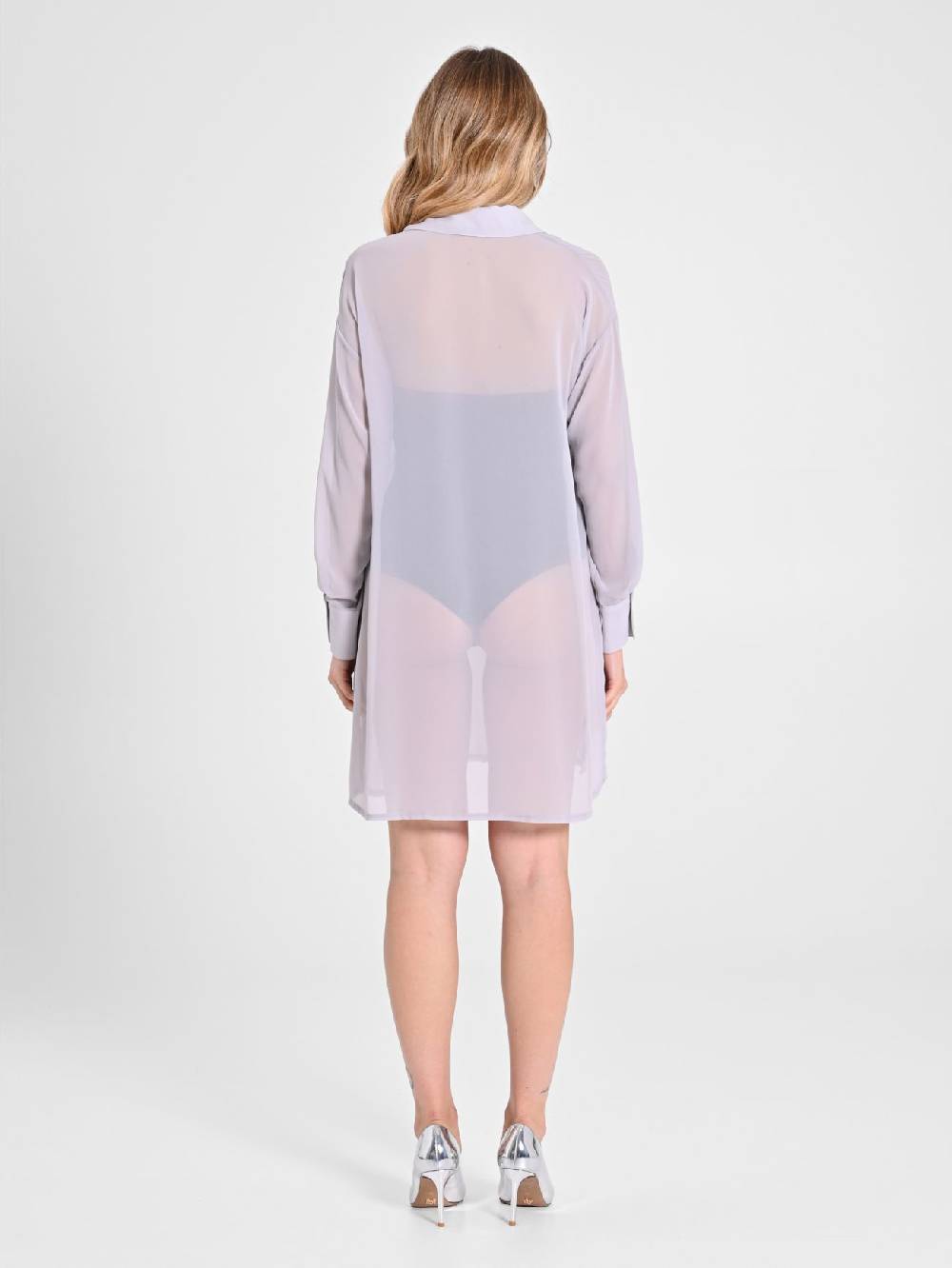 Rinascimento Camicia Lunga in Crepe Georgette Italia