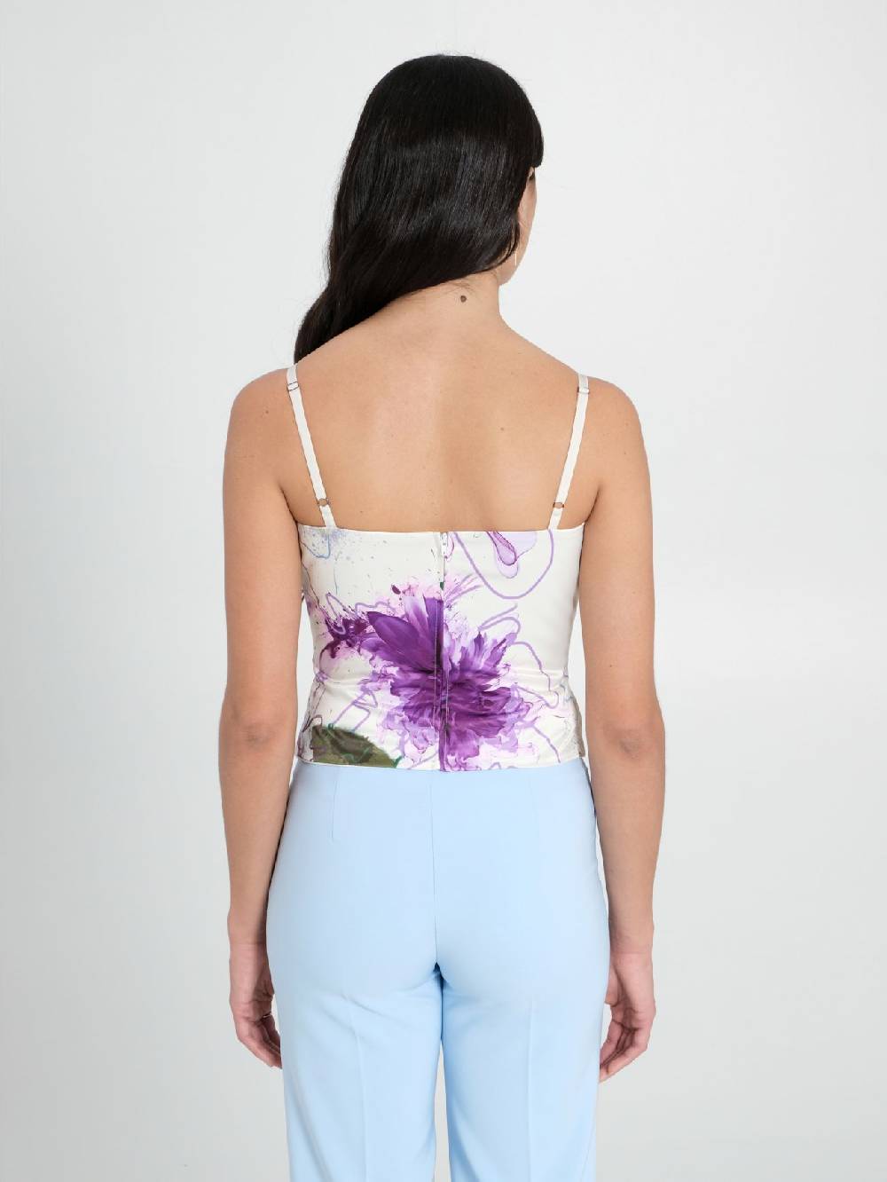 Rinascimento Top Bustier stampa Floreale Online