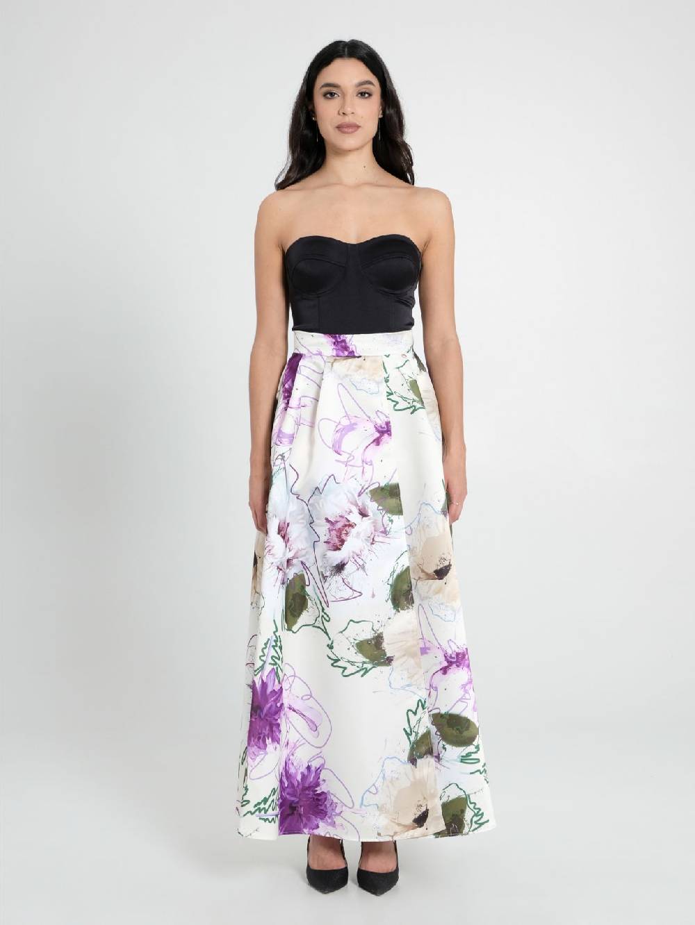 Rinascimento Maxi Gonna stampa Floreale Outlet