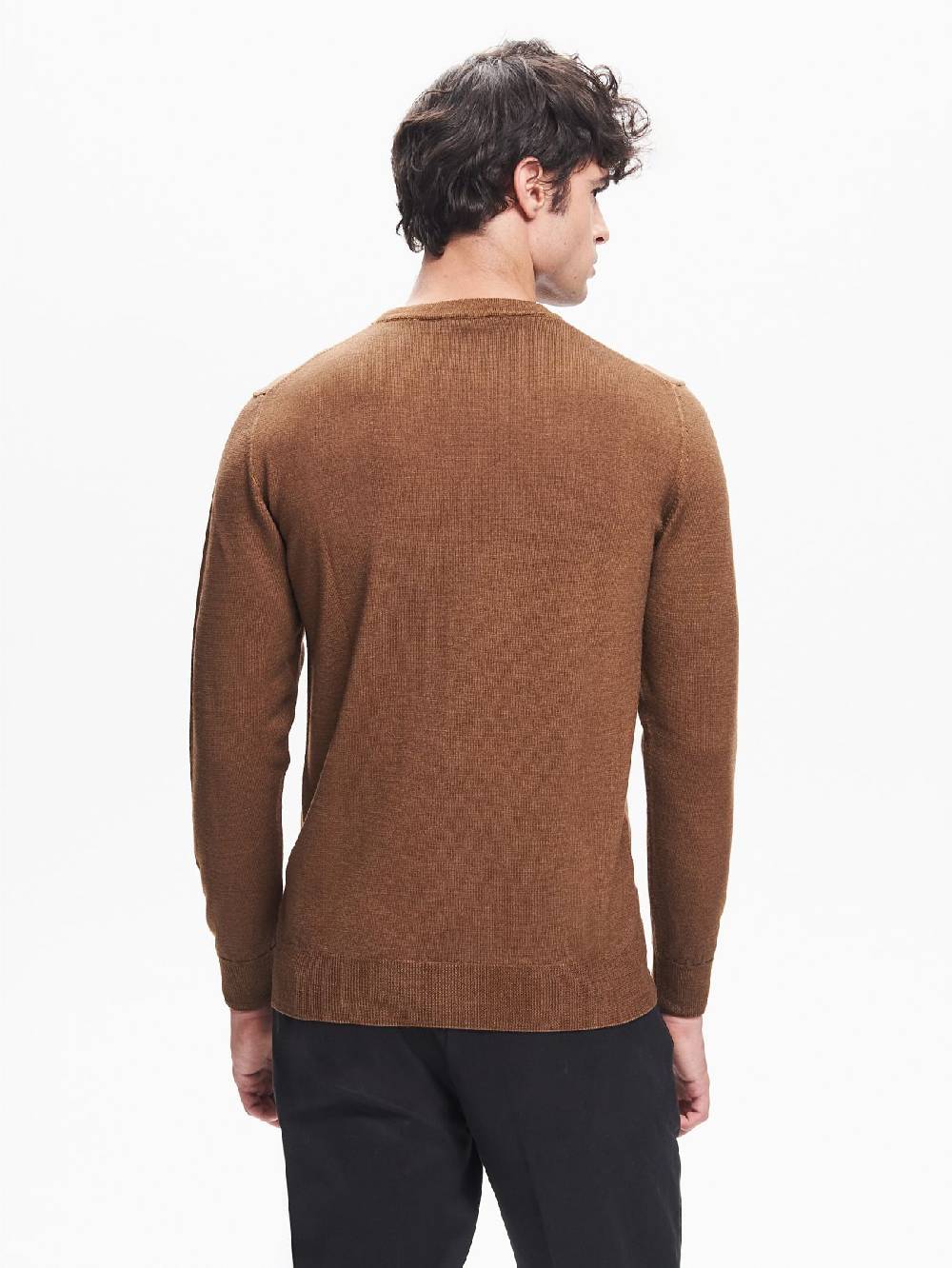 Rinascimento Maglia Girocollo Uomo Costine nel Giromanica QB24 I Più Venduti