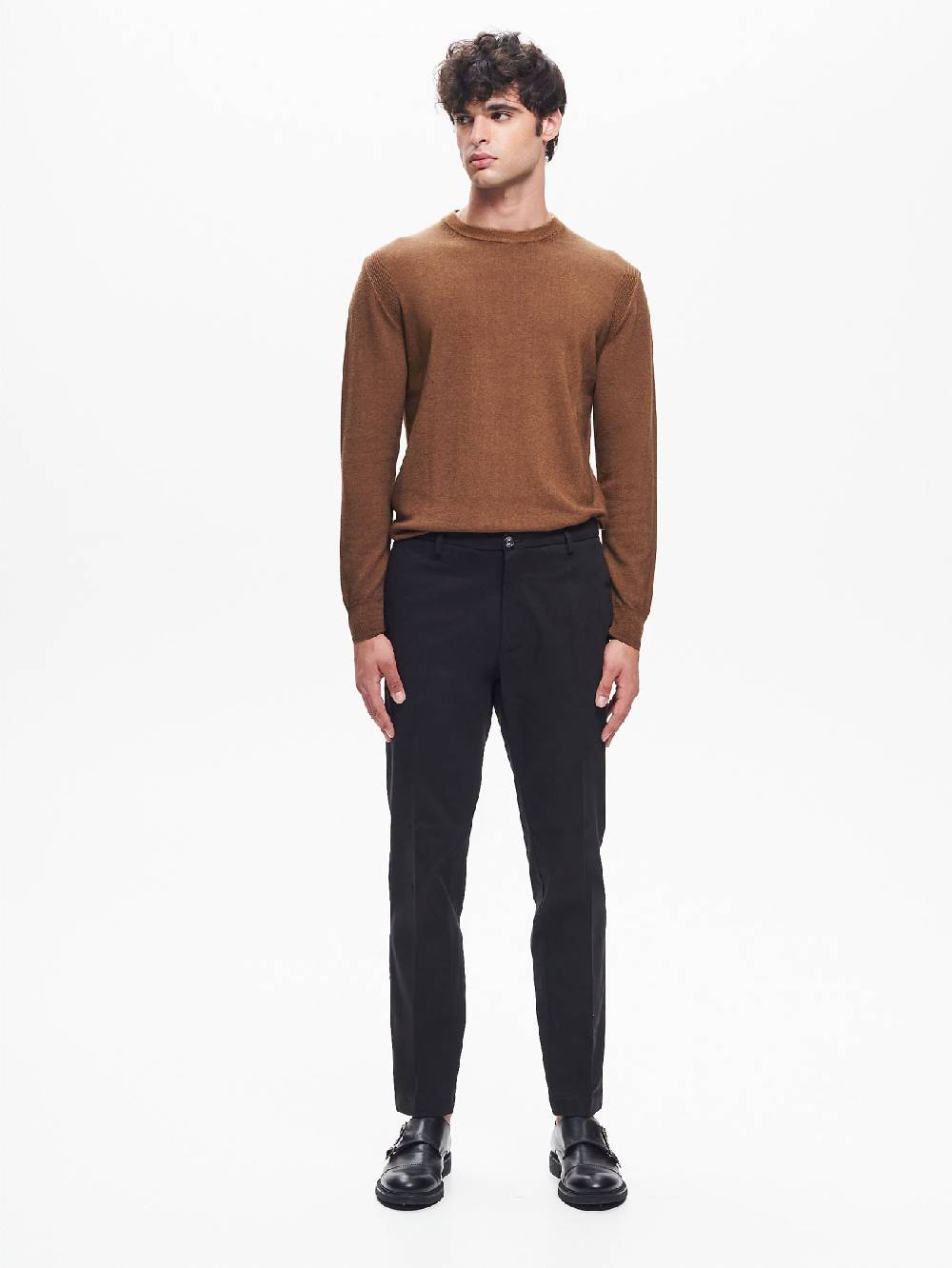 Rinascimento Pantaloni Regular-Fit Uomo in Gabardina QB24 Vendite Flash