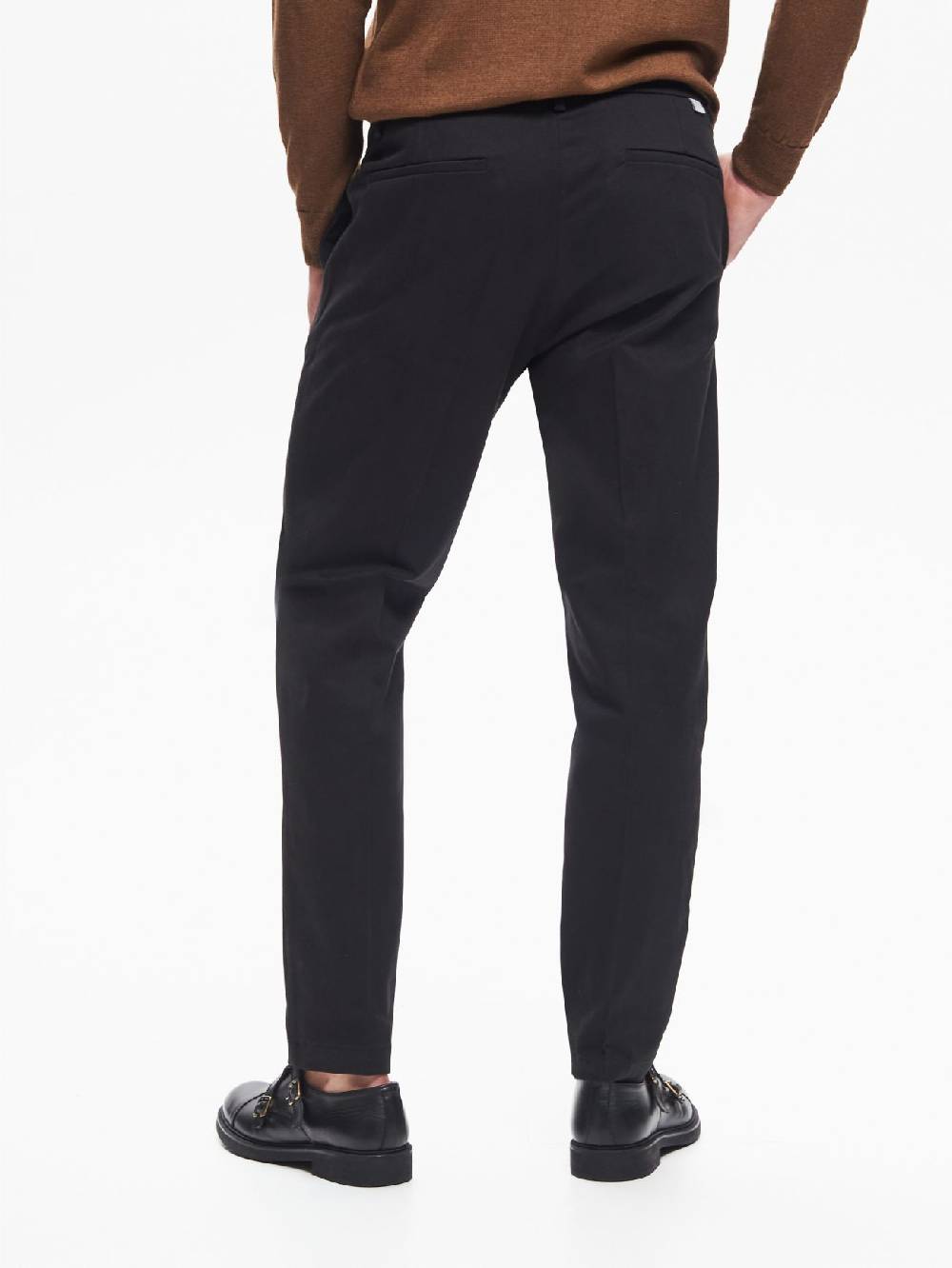 Rinascimento Pantaloni Regular-Fit Uomo in Gabardina QB24 Vendite Flash