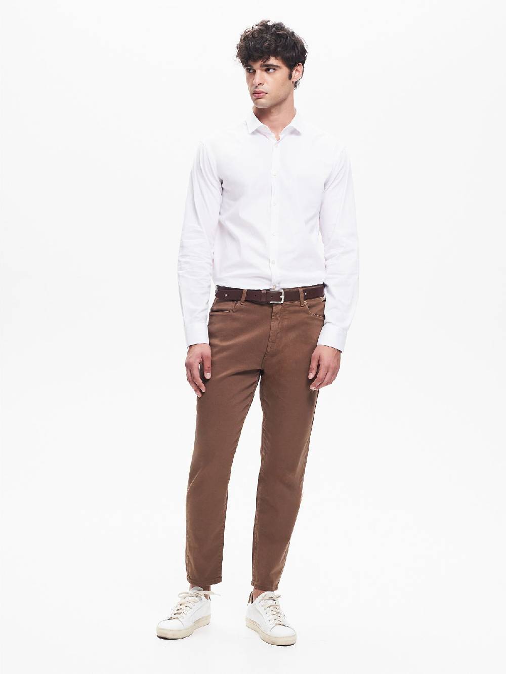 Rinascimento Camicia Popeline Uomo Collo alla Francese QB24 Moda