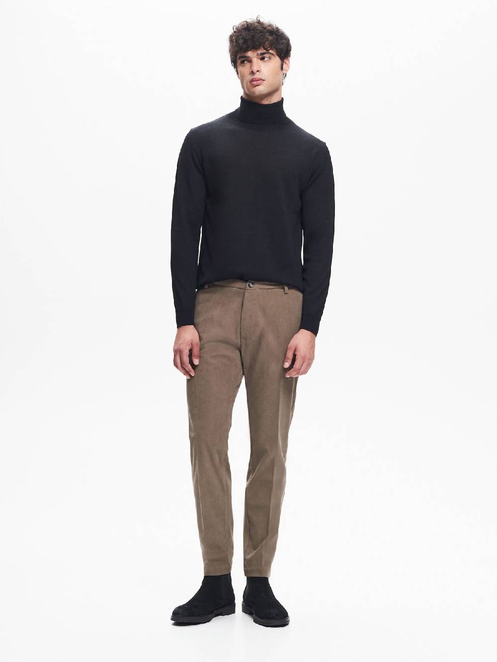 Rinascimento Pantaloni Regular-Fit Uomo Velluto QB24 Promozione