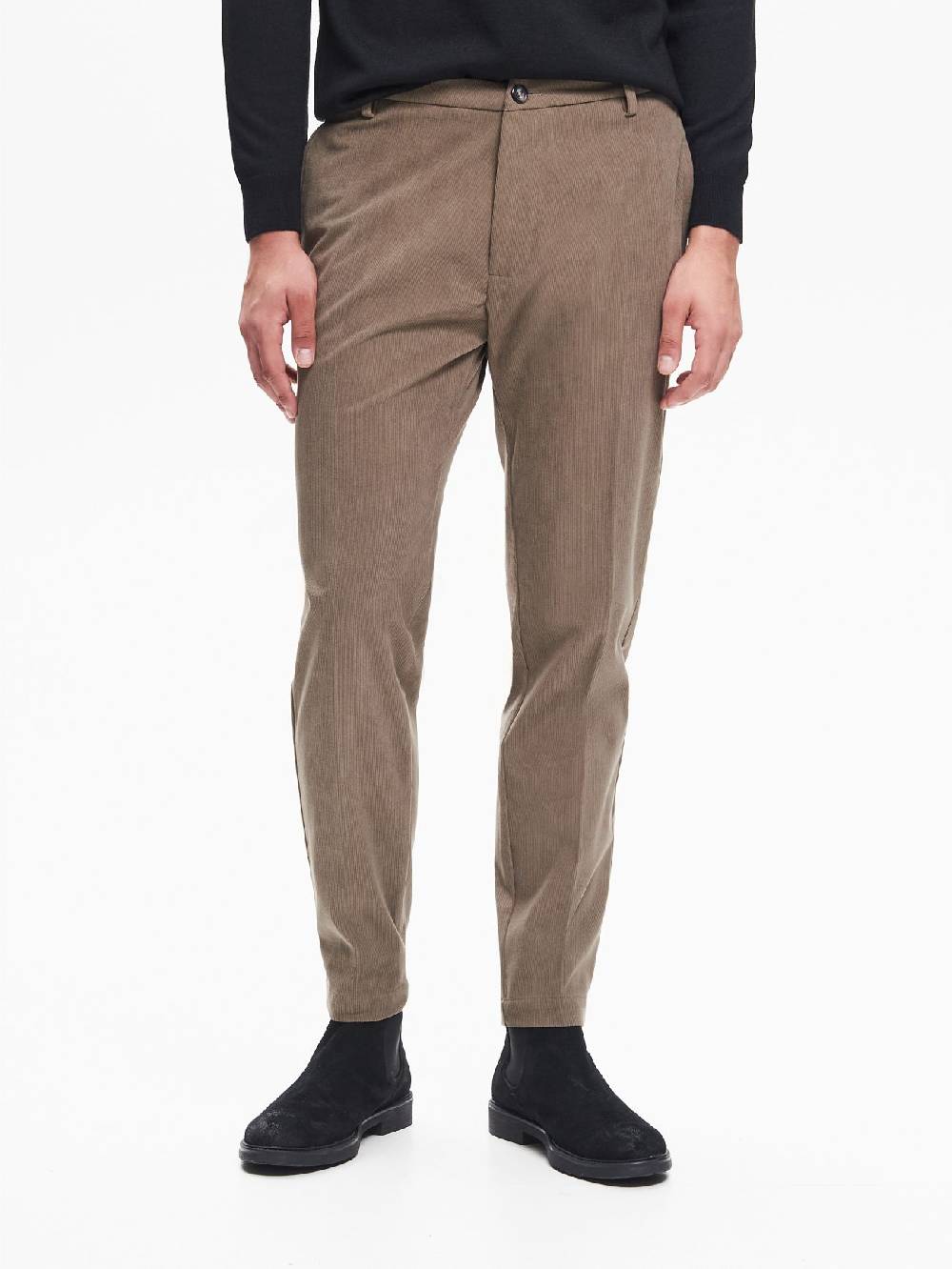 Rinascimento Pantaloni Regular-Fit Uomo Velluto QB24 Promozione