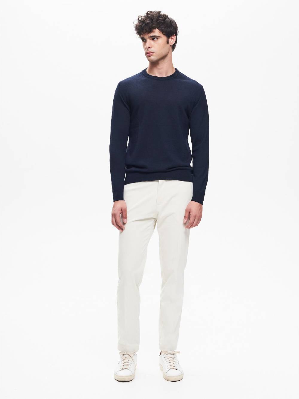 Rinascimento Maglia Girocollo Uomo Basic Blu QB24 Pezzi Unici