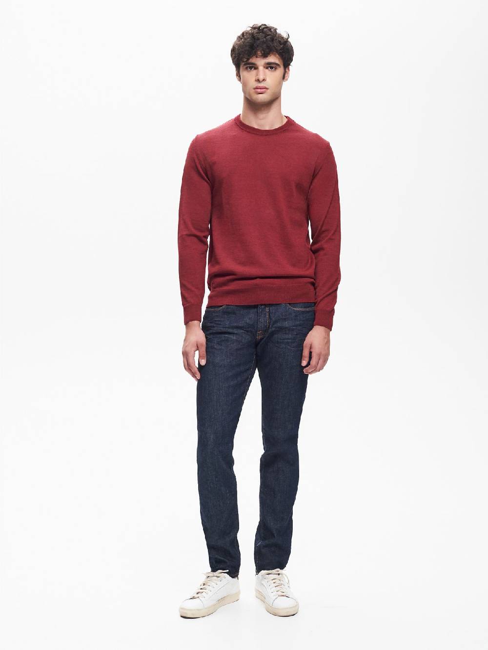 Rinascimento Maglia Girocollo Uomo Basic Rosso QB24 Acquista Ora
