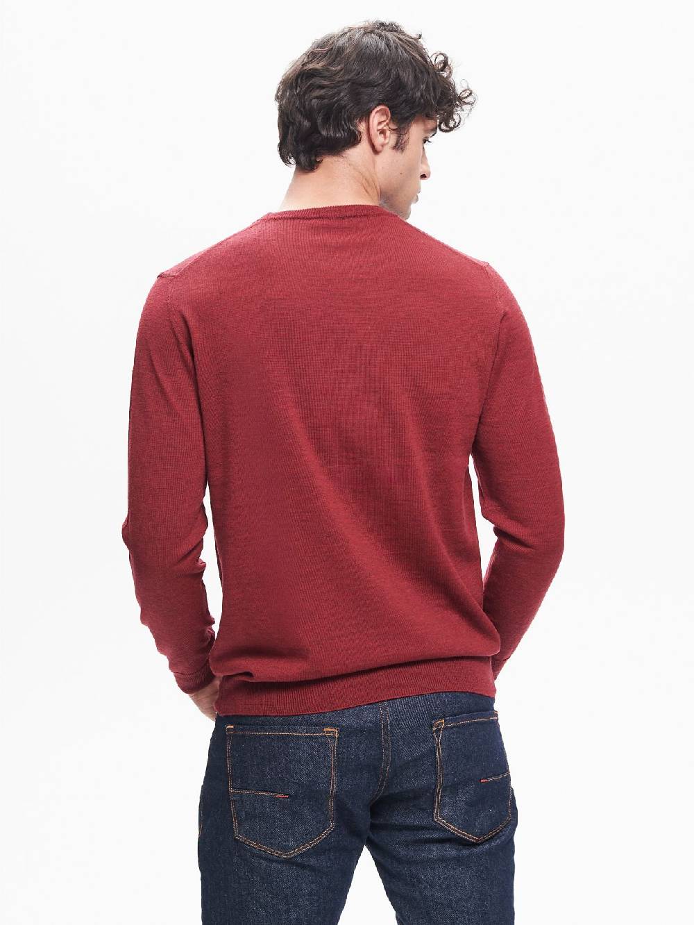 Rinascimento Maglia Girocollo Uomo Basic Rosso QB24 Acquista Ora