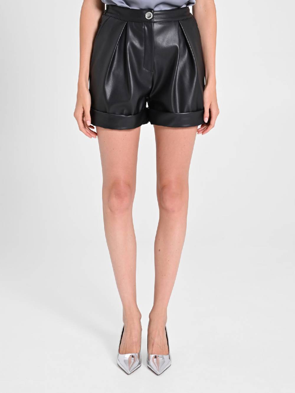 Rinascimento Shorts in simil pelle Grande vendita