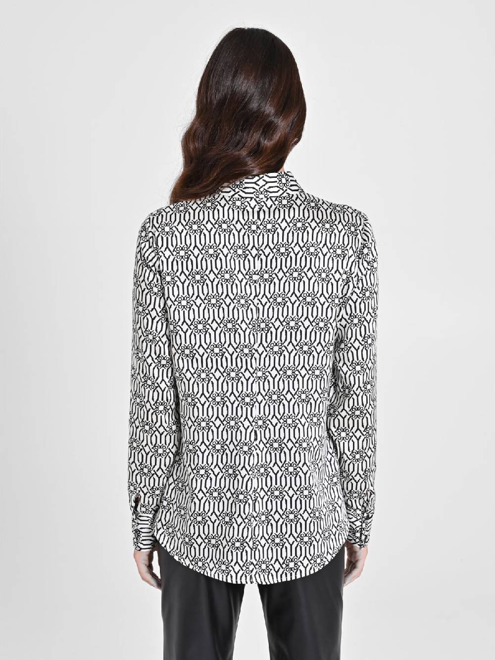 Rinascimento Camicia Monogram Black & White Novità