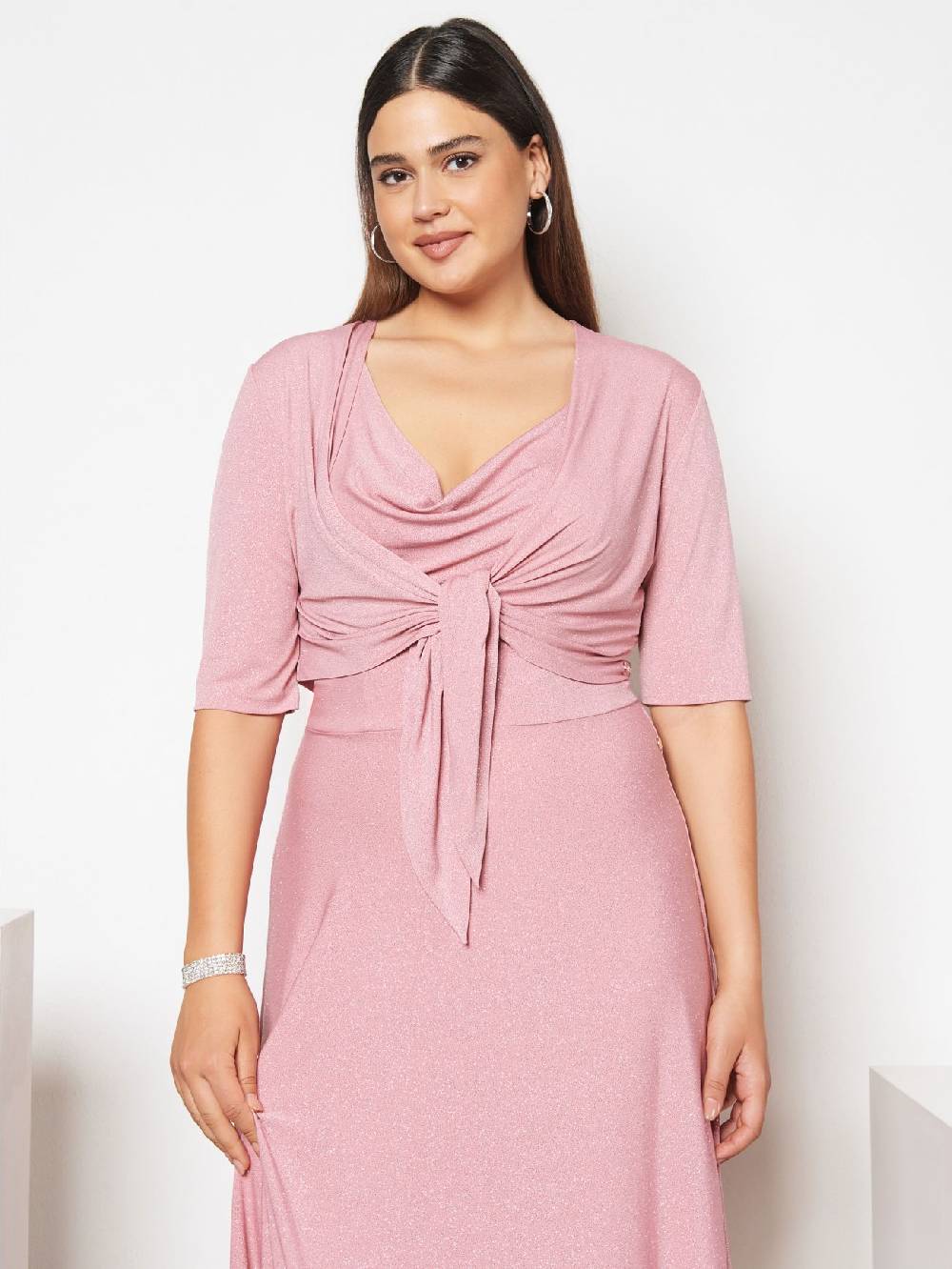 Rinascimento Coprispalle Curvy Microglitter Rosa I Più Venduti