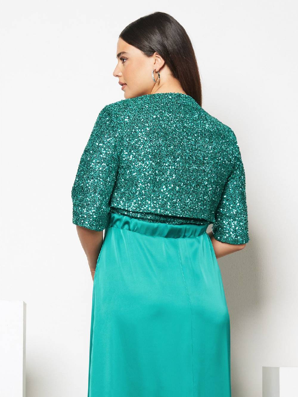 Rinascimento Coprispalle Curvy in Paillettes Negozio