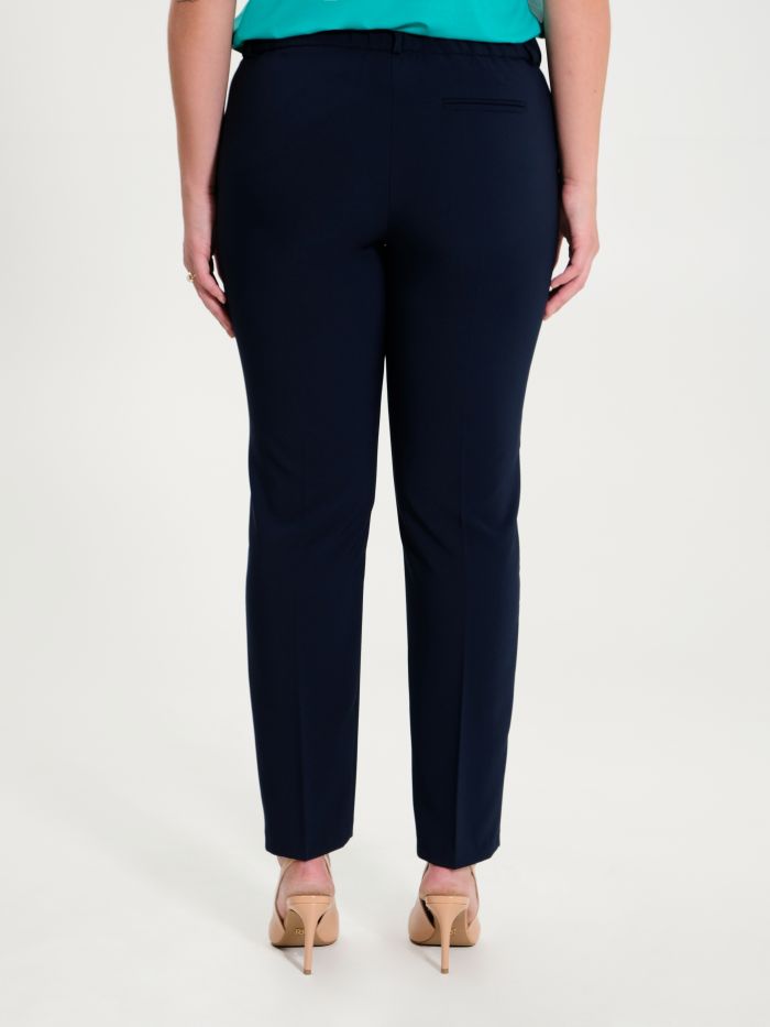 Rinascimento Pantaloni Curvy Blu Navy 2025