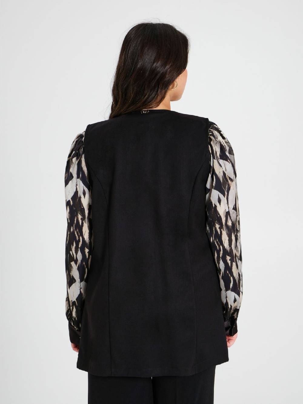 Rinascimento Gilet Curvy Nero Promozione