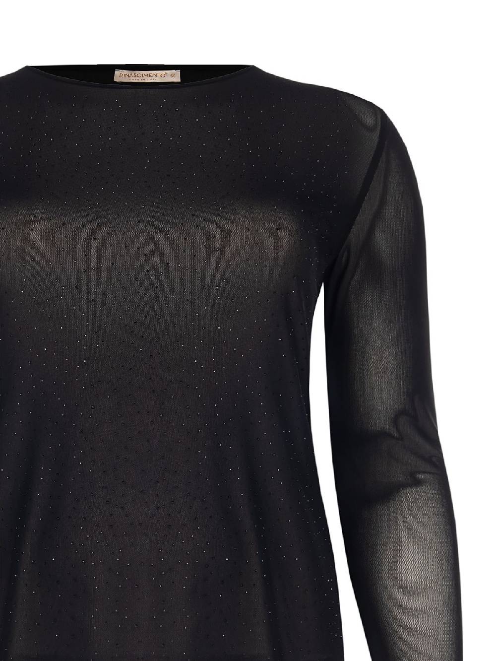 Rinascimento T-Shirt Tulle e Strass Outlet