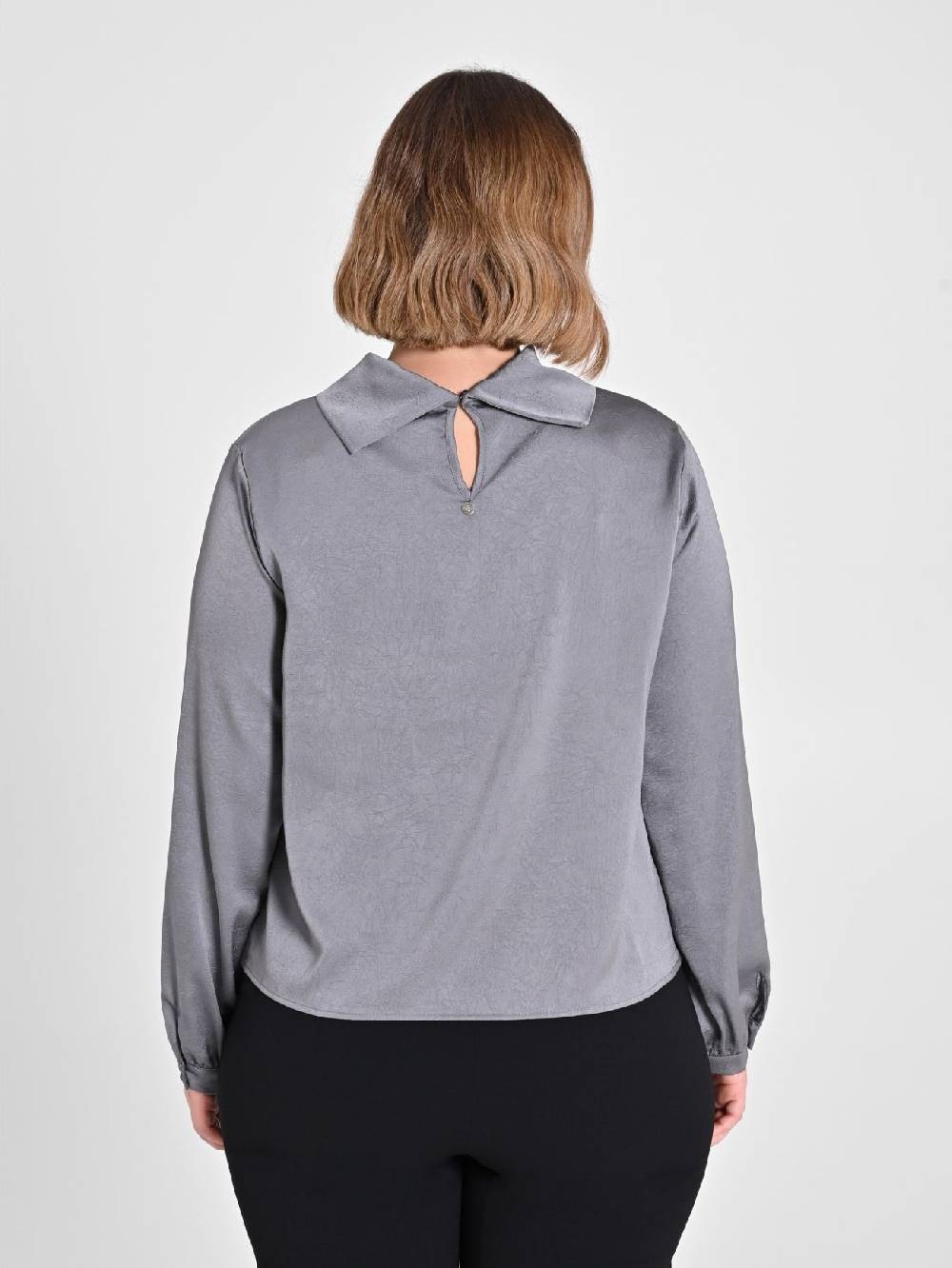 Rinascimento Blusa Grigia Curvy Italy