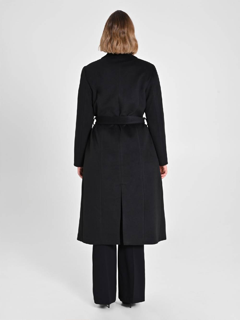 Rinascimento Cappotto Curvy Nero Nuovo