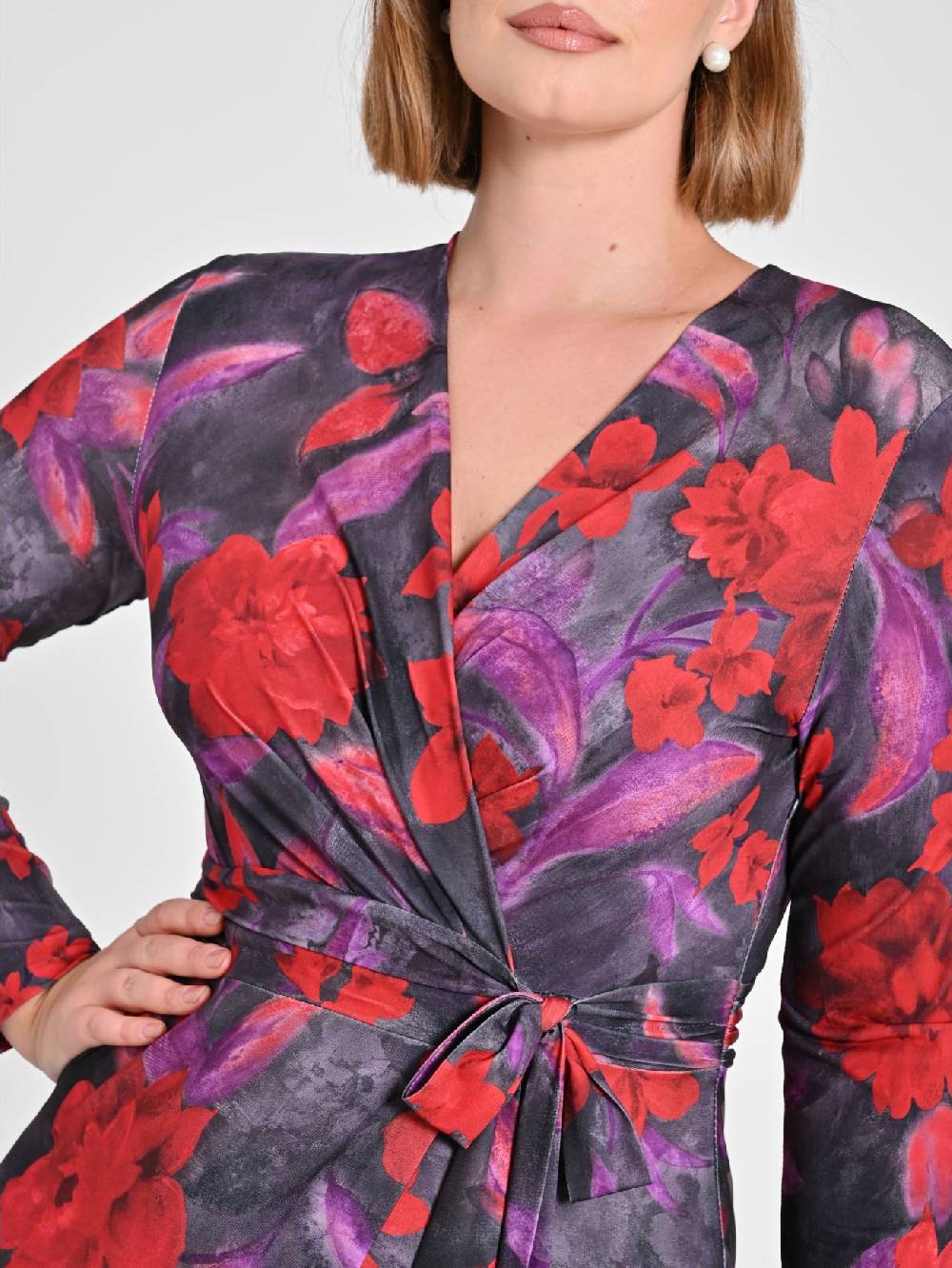 Rinascimento Abito Curvy stampa Floreale Qualità Garantita