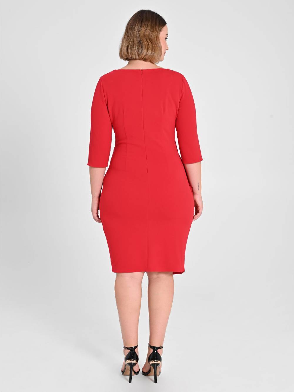 Rinascimento Tubino Curvy Rosso Acquista Ora