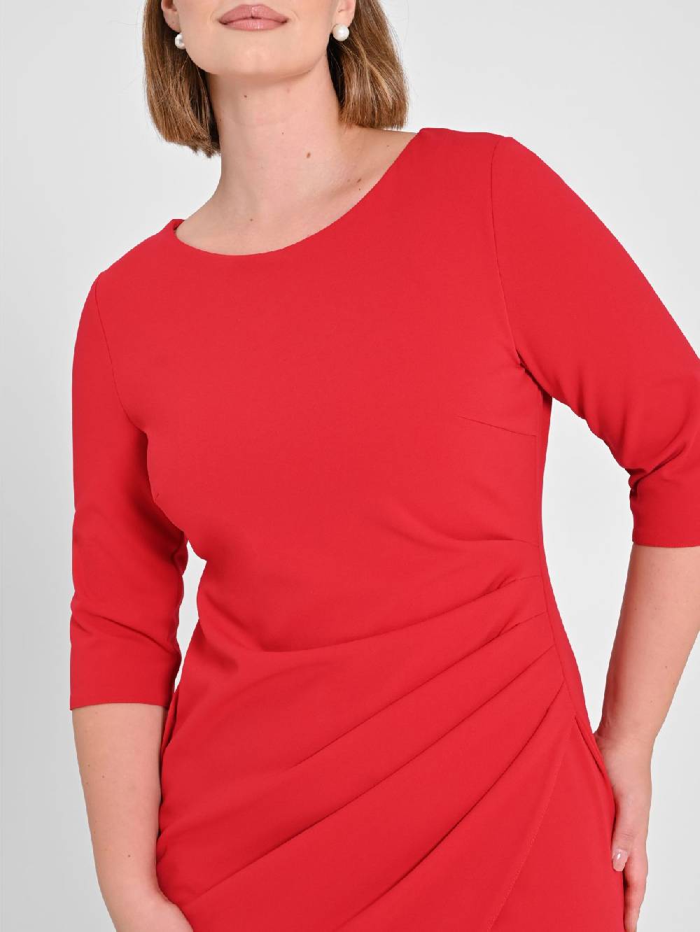 Rinascimento Tubino Curvy Rosso Acquista Ora