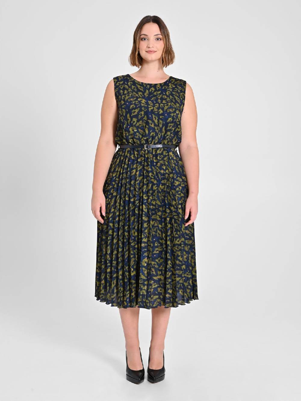 Rinascimento Abito Curvy stampa Animalier Promozione Limitata