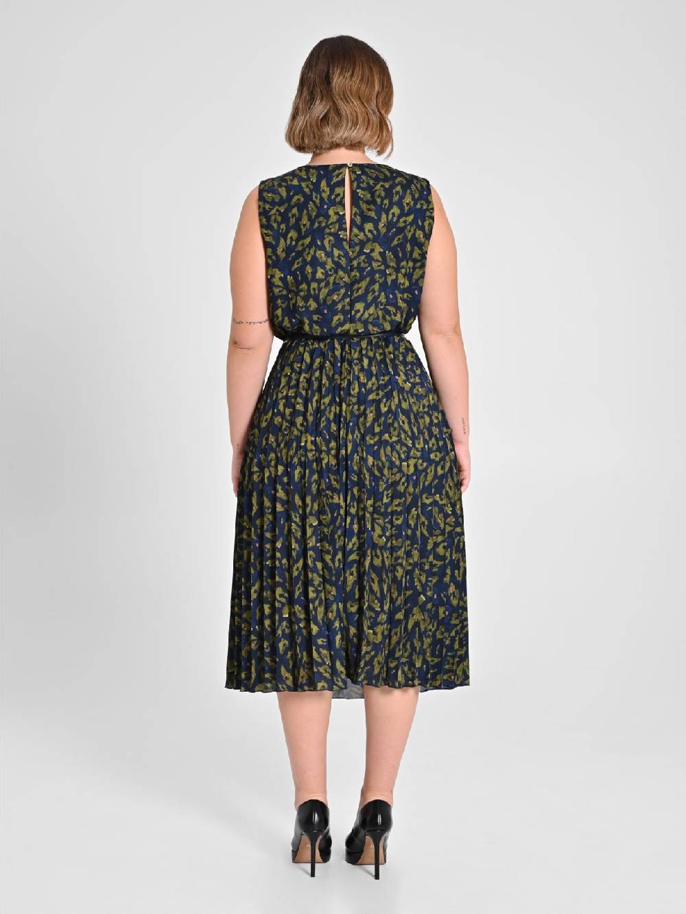 Rinascimento Abito Curvy stampa Animalier Promozione Limitata