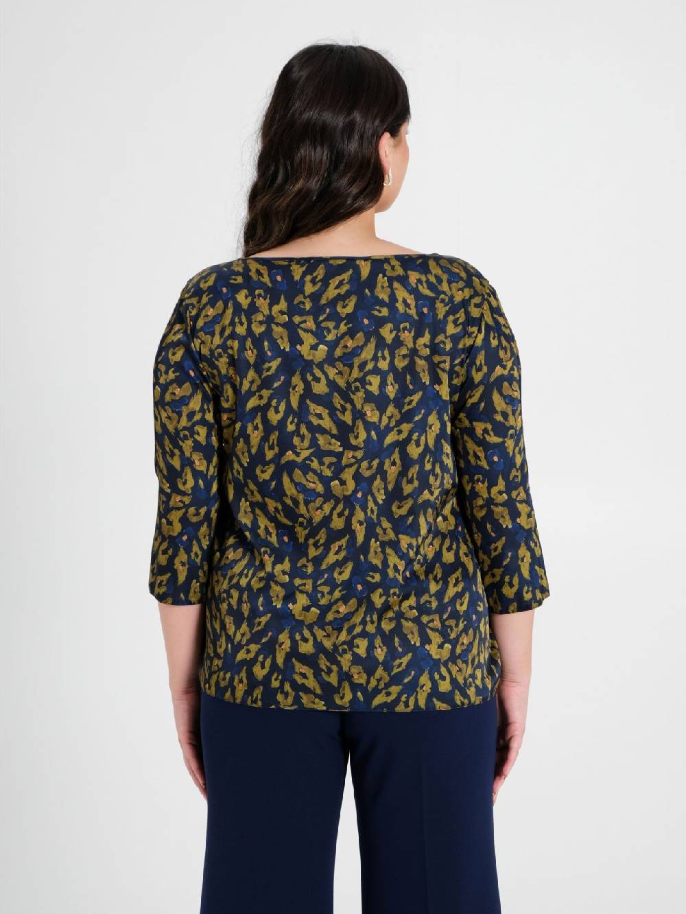 Rinascimento Blusa Curvy Animalier Economico