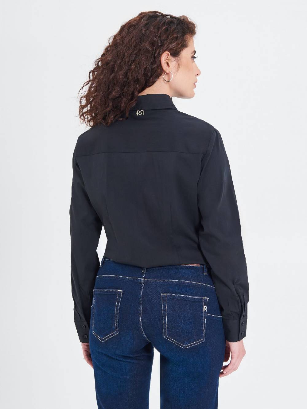 Rinascimento Camicia Curvy con Collo Gioiello Outlet