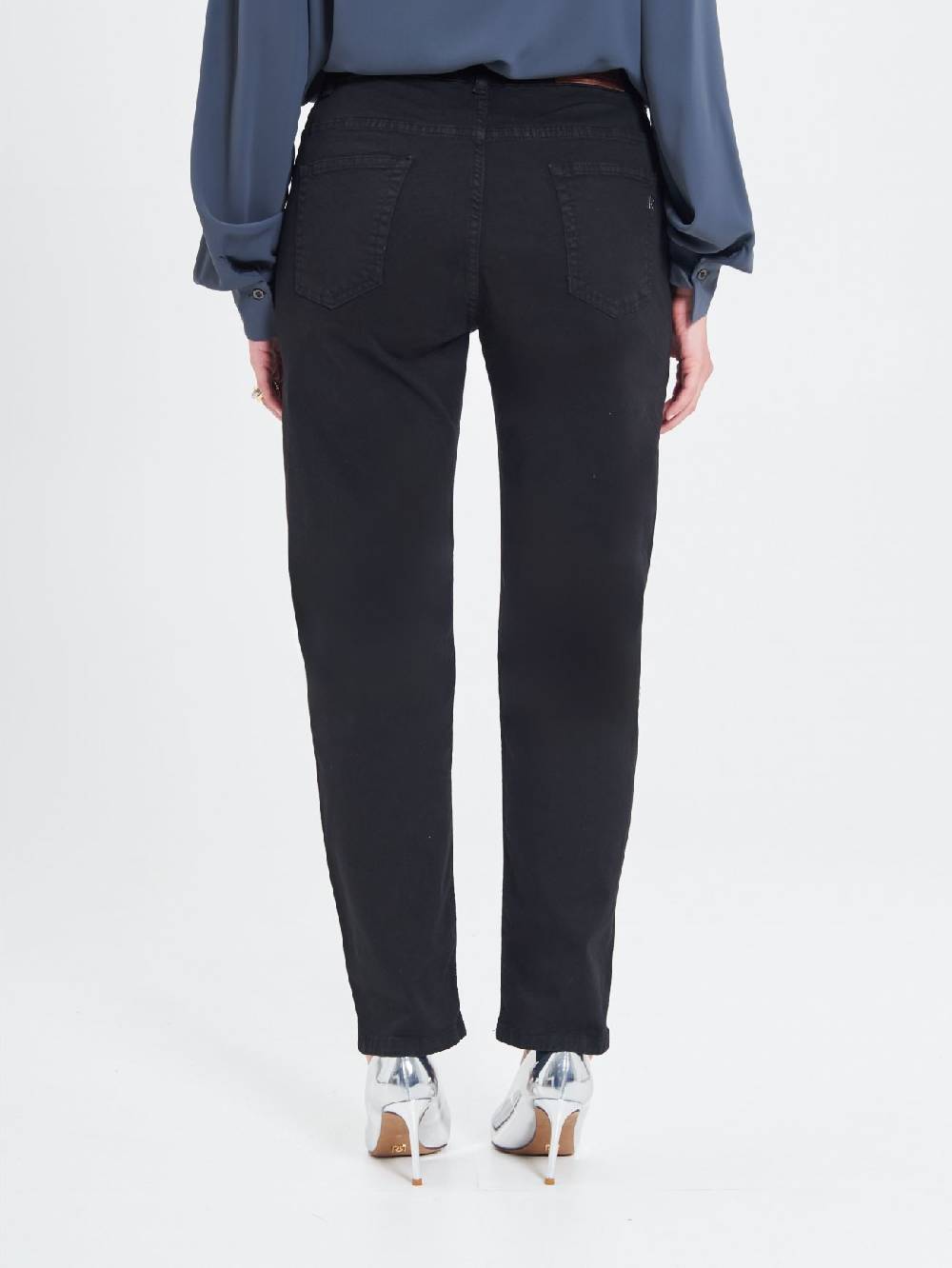 Rinascimento Jeans Curvy Neri 2025