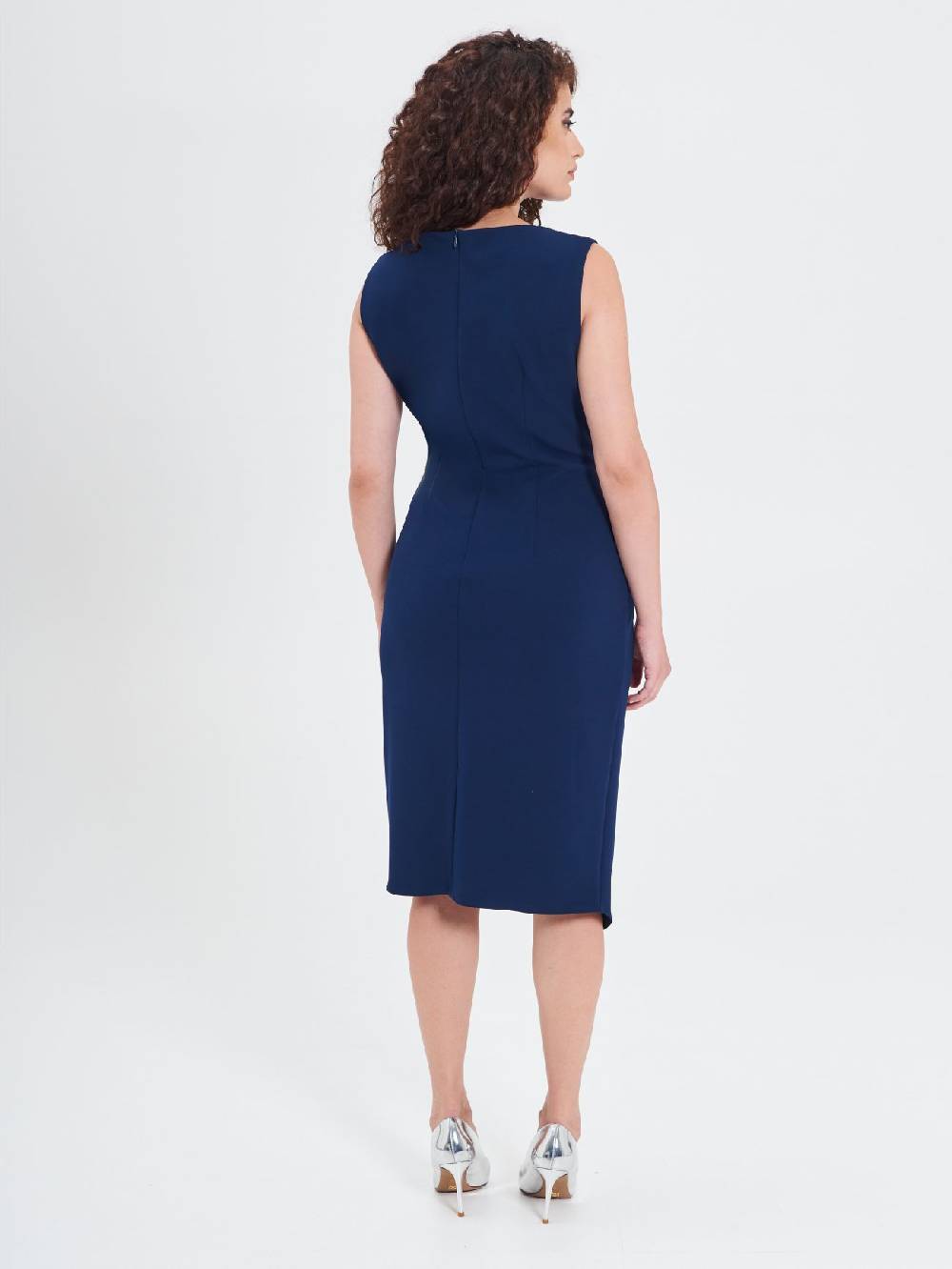 Rinascimento Tubino Curvy Drappeggiato Offerta natalizia