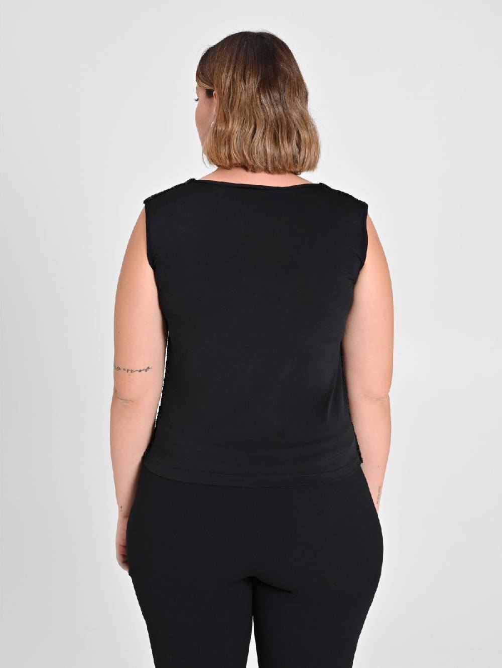 Rinascimento Top Curvy Paillettes Offerta San Valentino