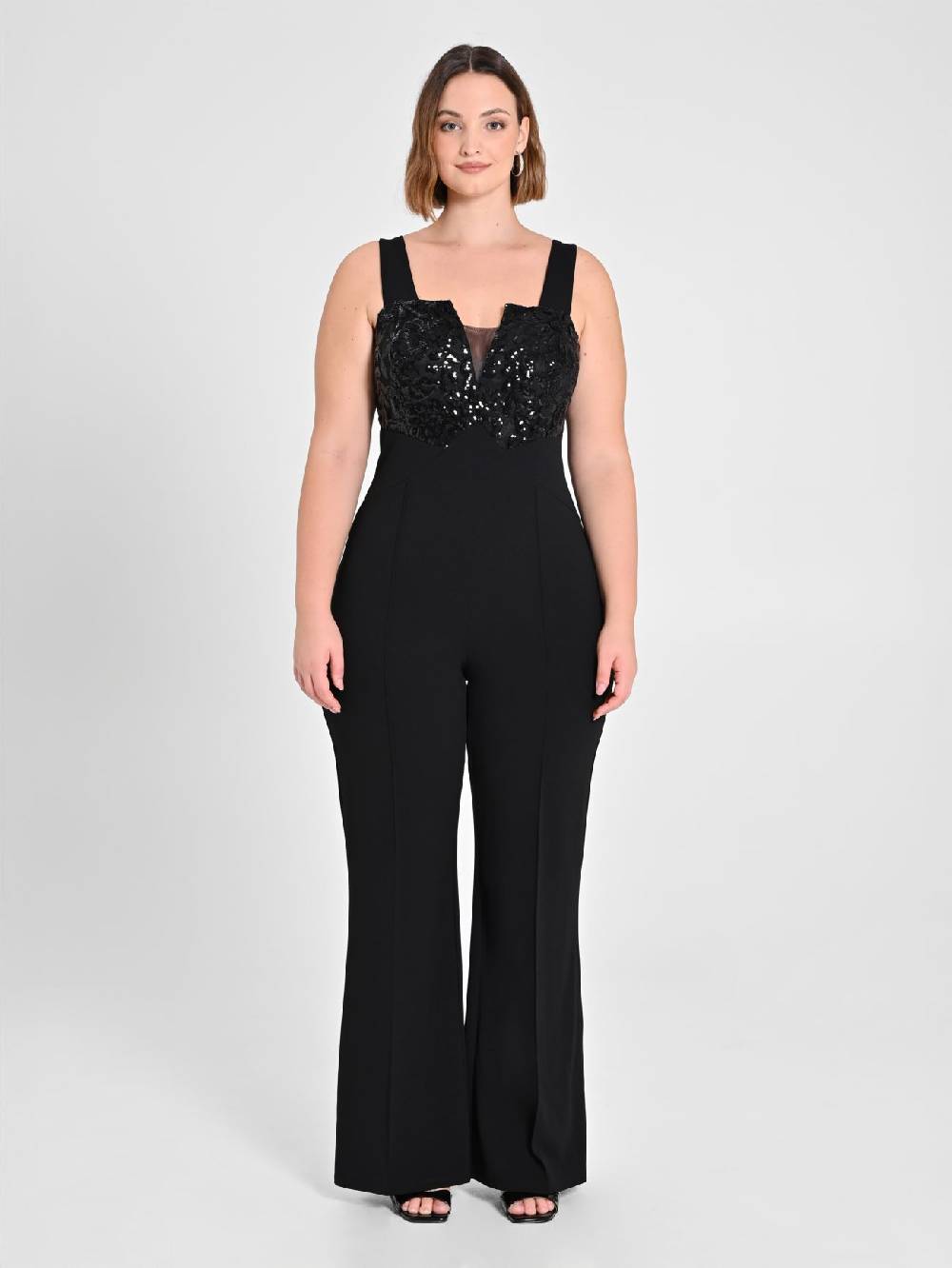 Rinascimento Tuta Curvy con corpino Paillettes Vendita calda