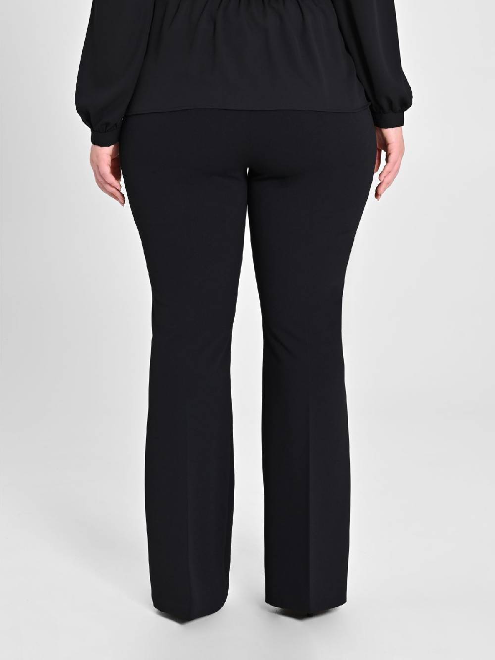 Rinascimento Pantaloni Curvy Neri Grandi sconti