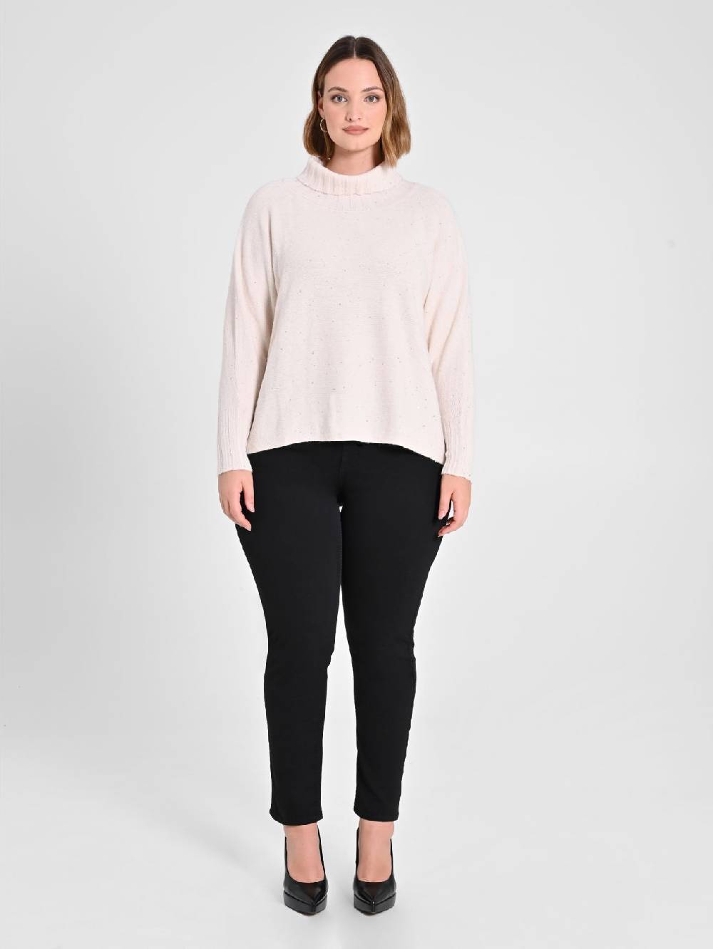 Rinascimento Maglia Curvy Beige Nuovi prodotti