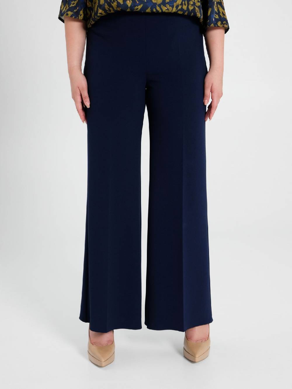 Rinascimento Pantaloni Curvy Palazzo Blu Offerte giornaliere