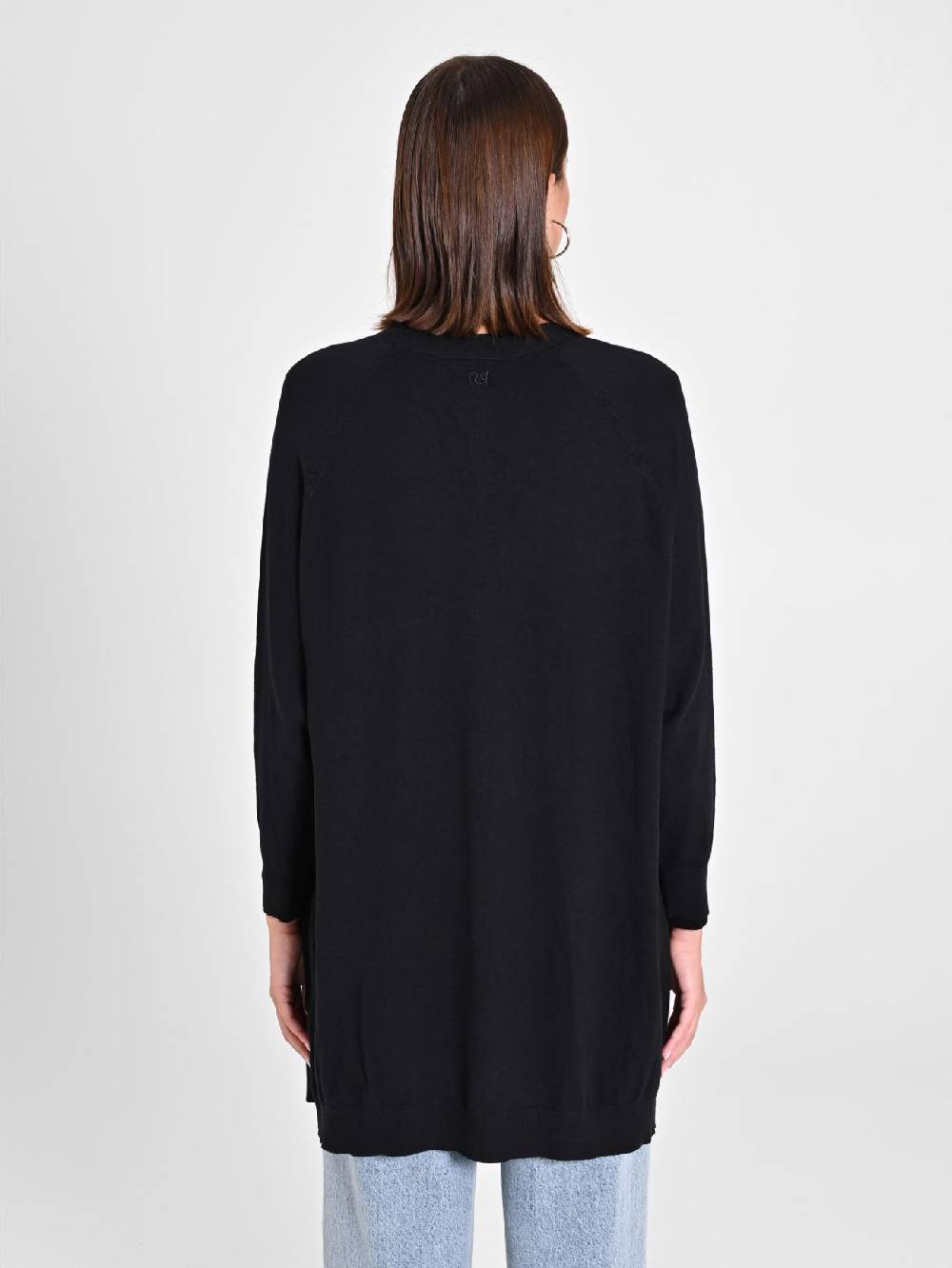 Rinascimento Cardigan Nero in Maglia Ultimi due giorni