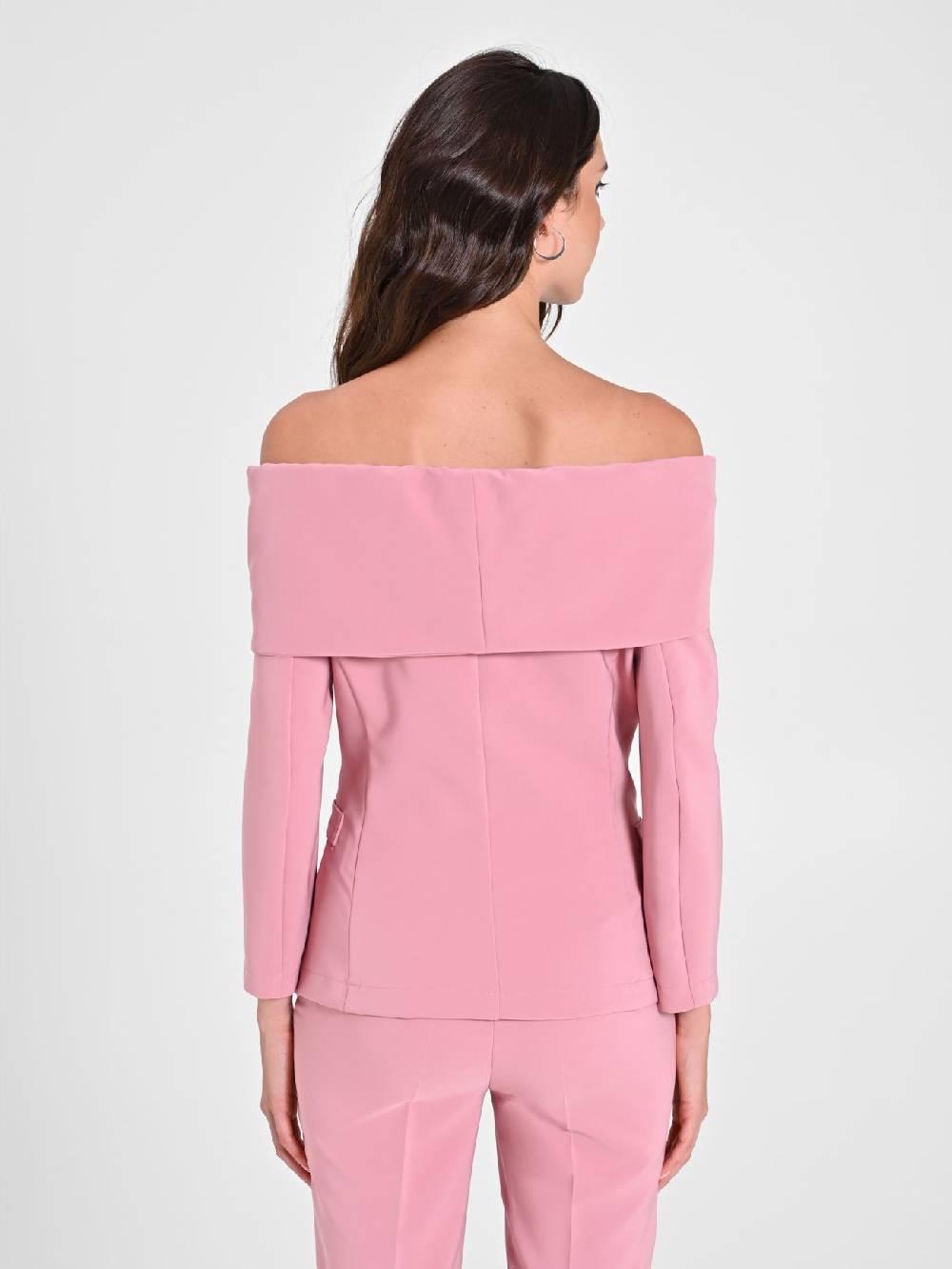 Rinascimento Giacca con Fiocco Rosa Antico Fino al 50% di sconto