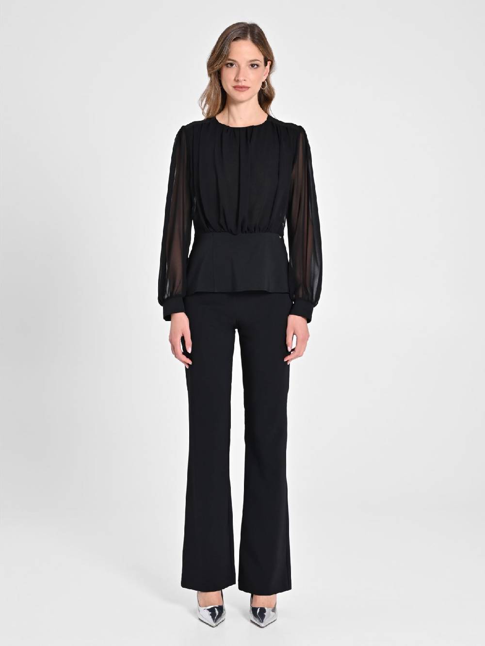 Rinascimento Blusa in Georgette Enormi sconti