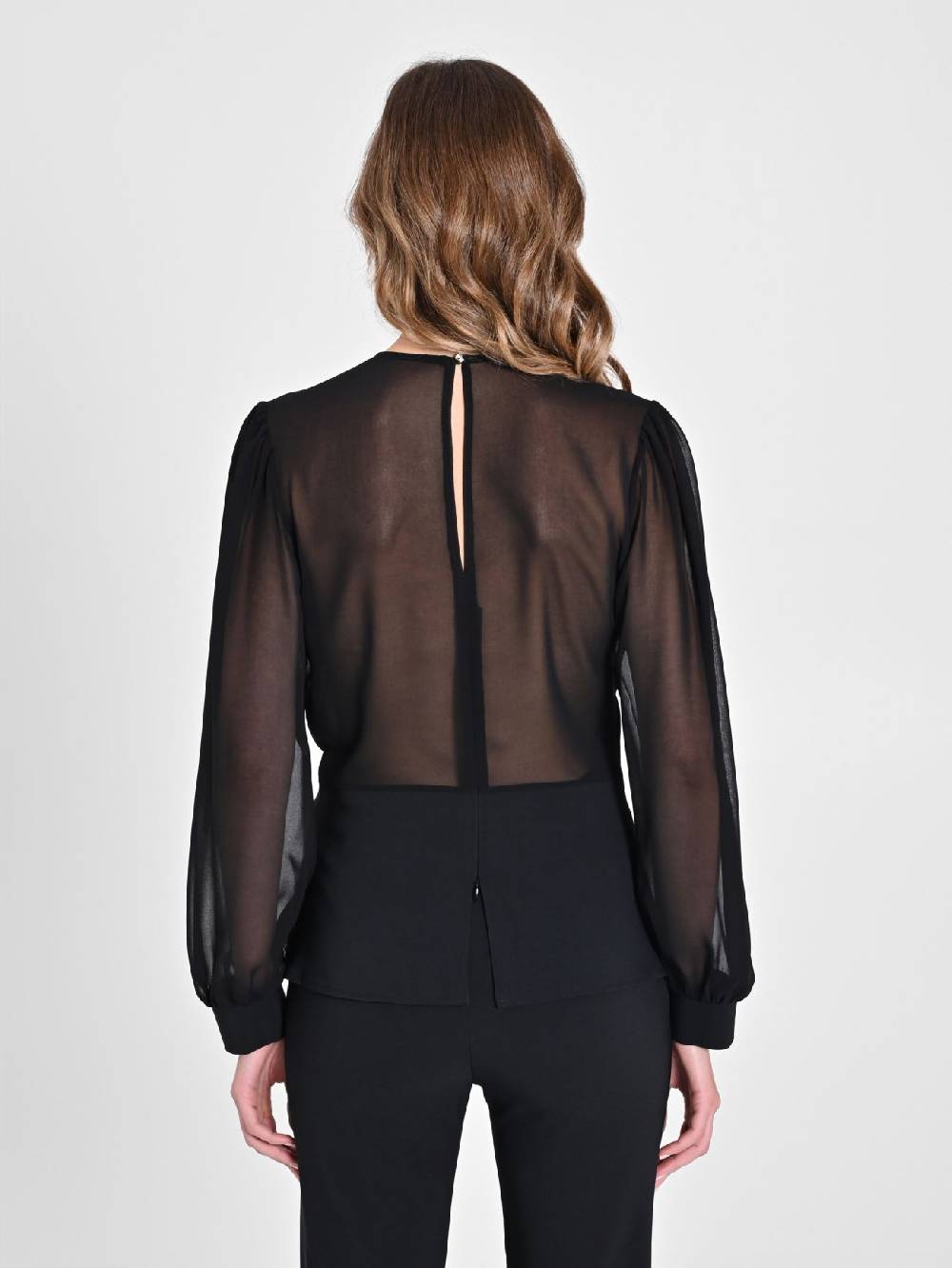 Rinascimento Blusa in Georgette Enormi sconti