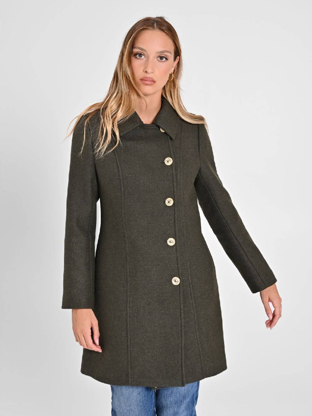 Rinascimento Cappotto Verde Muschio Esporta salva