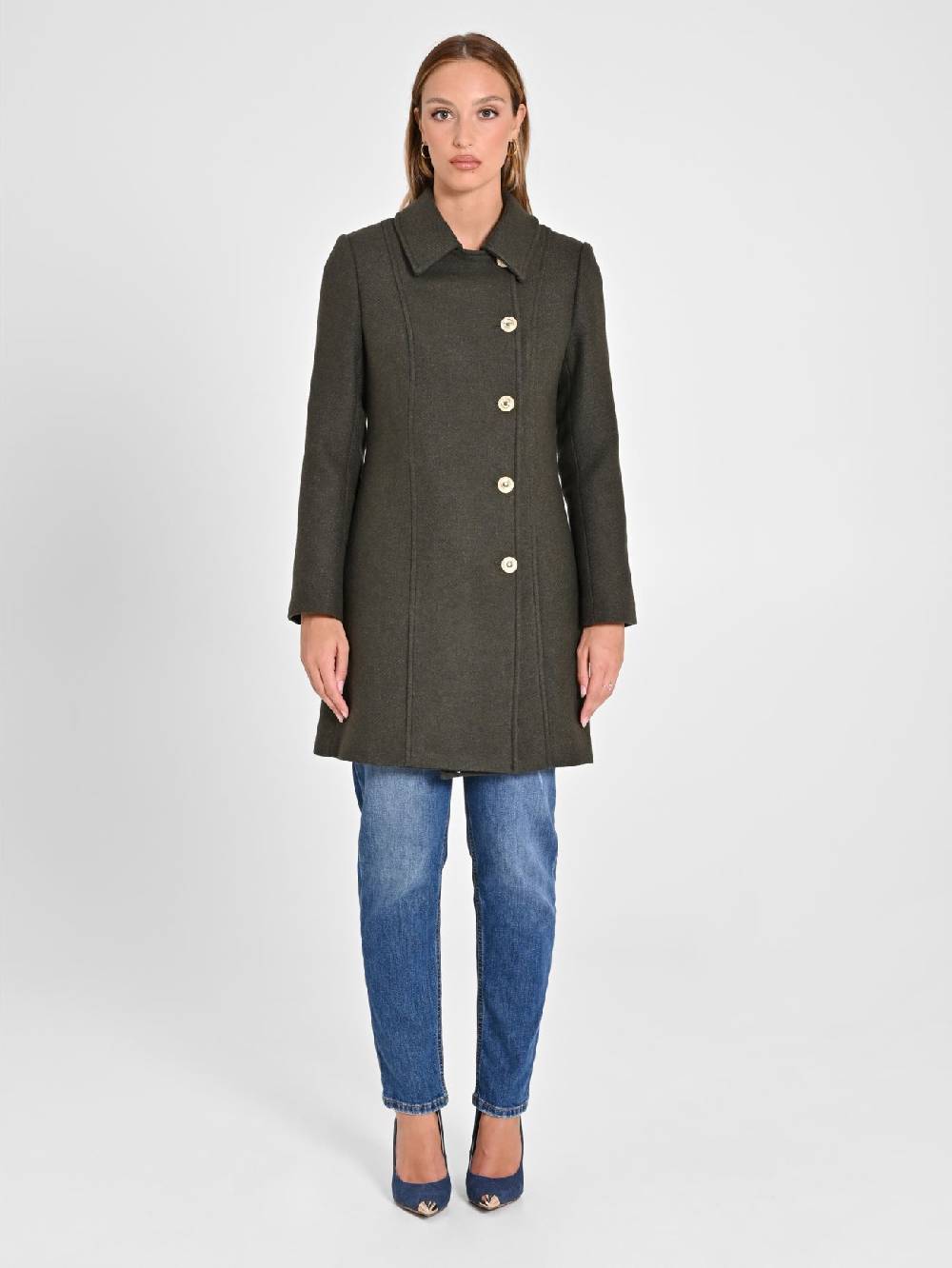 Rinascimento Cappotto Verde Muschio Esporta salva