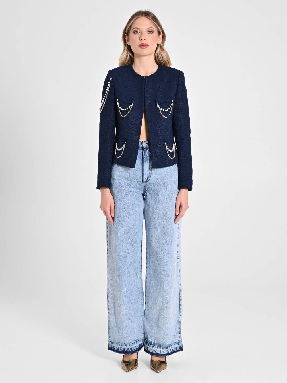 Rinascimento Giacca Corta in Tweed Hotsell