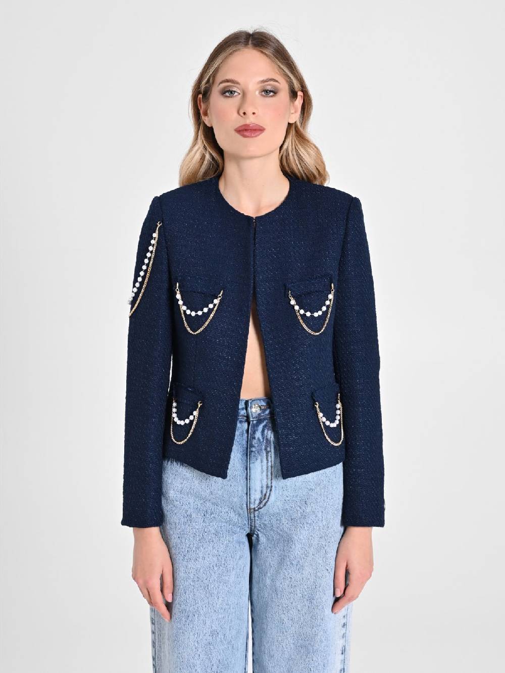Rinascimento Giacca Corta in Tweed Hotsell