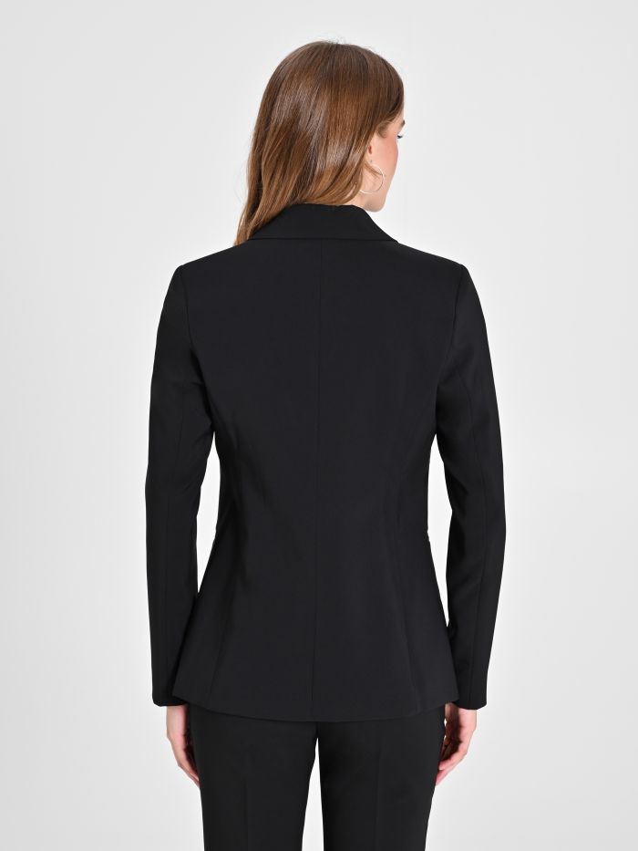 Rinascimento Giacca a Due Bottoni in Tessuto Tecnico Donna Sconto di tempo limitato