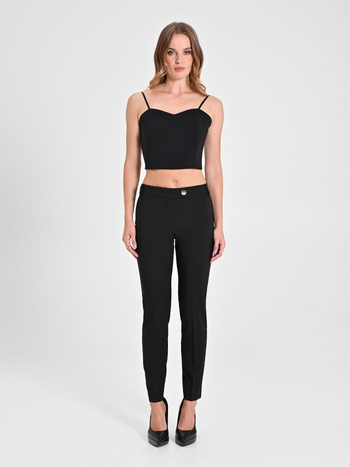 Rinascimento Pantaloni Slim in Tessuto Tecnico Negozio online di fabbrica